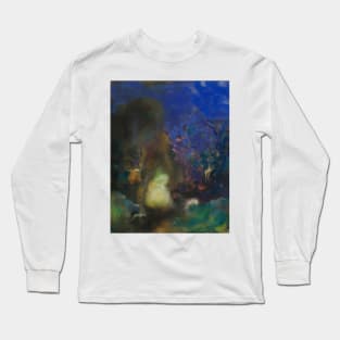 Roger and Angelica by Odilon Redon Long Sleeve T-Shirt